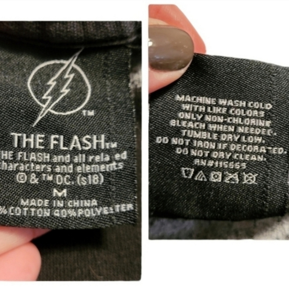 DC Comics The Flash Hoodie Sz M - Picture 5 of 6